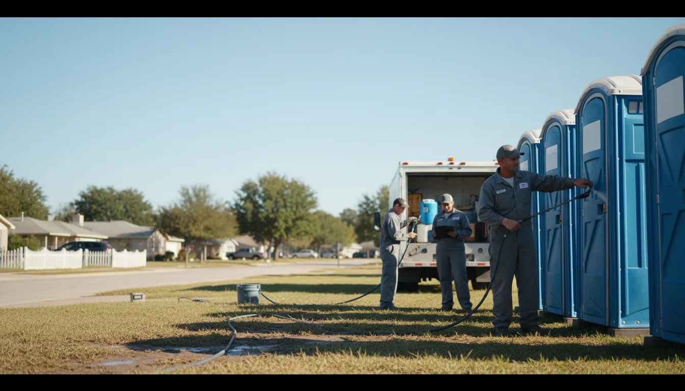 Long-Term Portable Toilet Rental in Lane City, TX near me